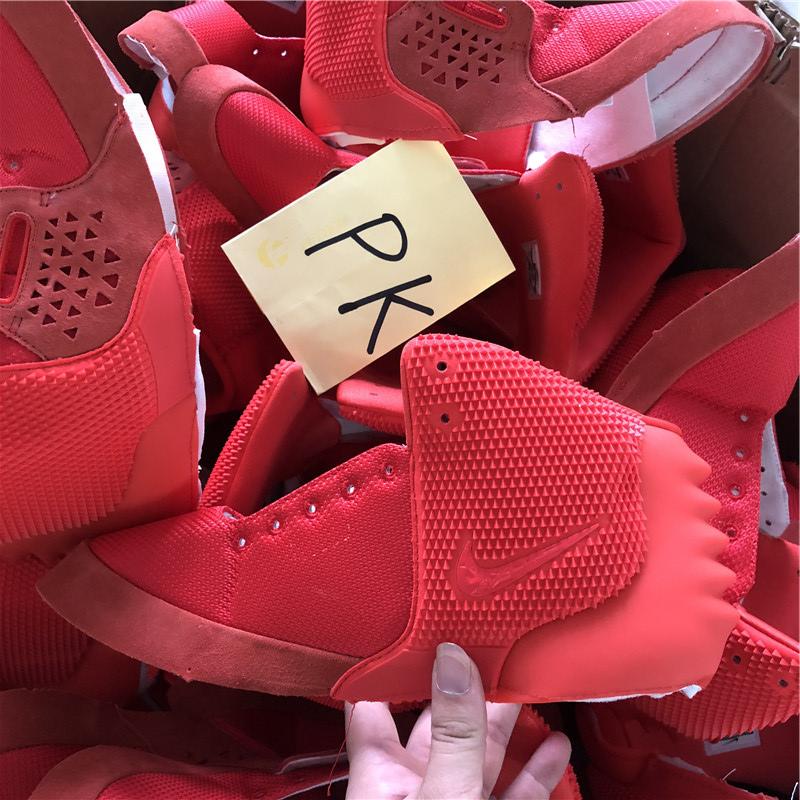 God Air Yeezy 2 Red October Real materials Limited pairs